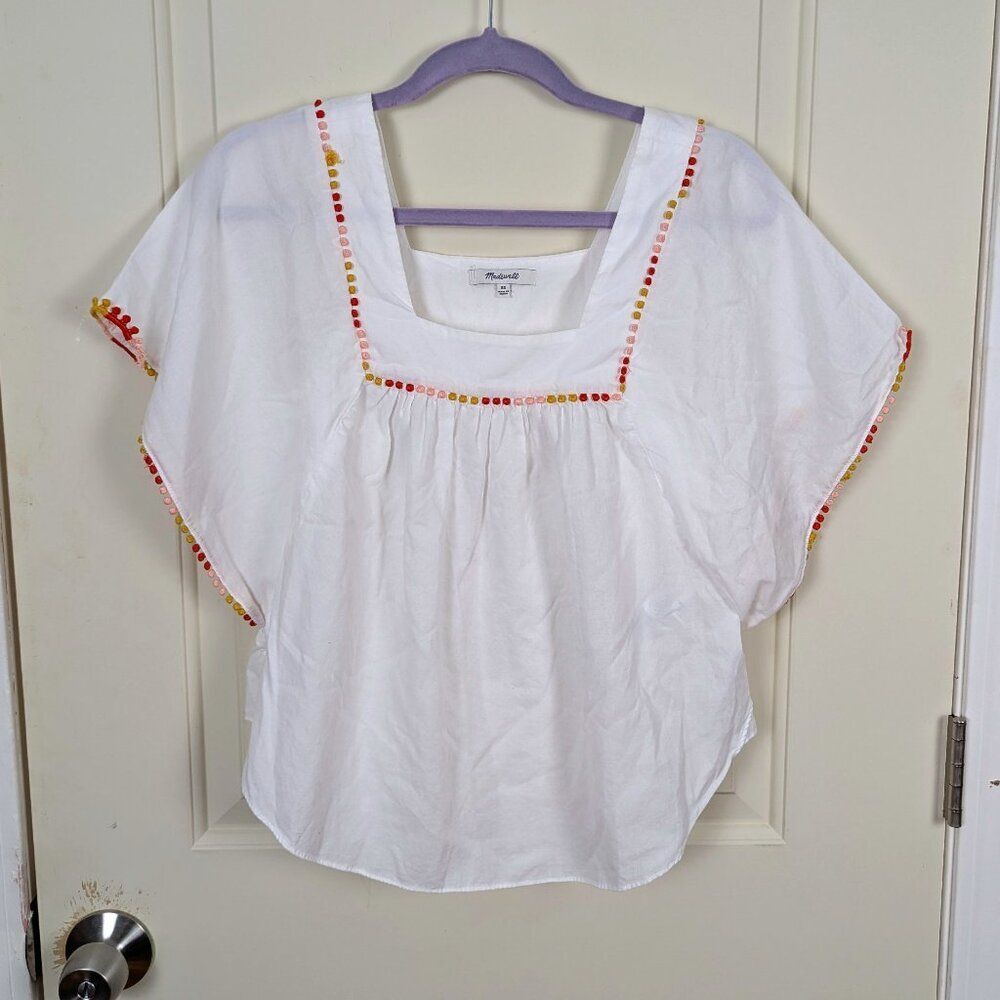 Madewell | Pom-Pom Butterfly Top Size XS